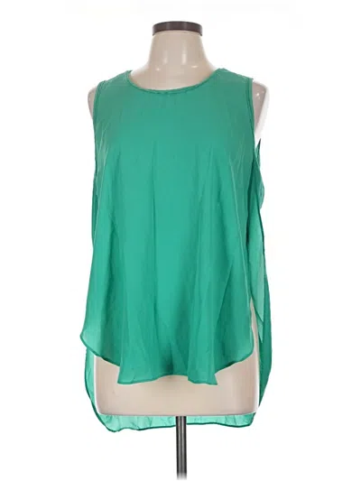 Pre-owned Mossimo Sleeveless Blouse In Green