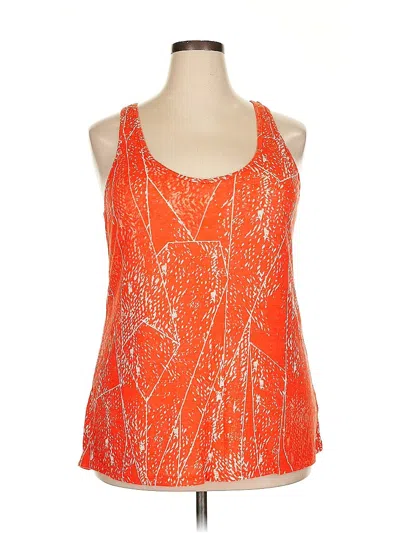 Pre-owned Mossimo Sleeveless Blouse In Orange