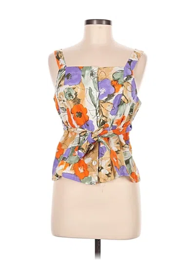 Pre-owned Mossimo Sleeveless Blouse In Orange