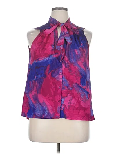 Pre-owned Mossimo Sleeveless Blouse In Purple