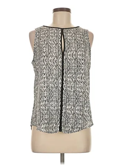 Pre-owned Mossimo Sleeveless Blouse In Silver
