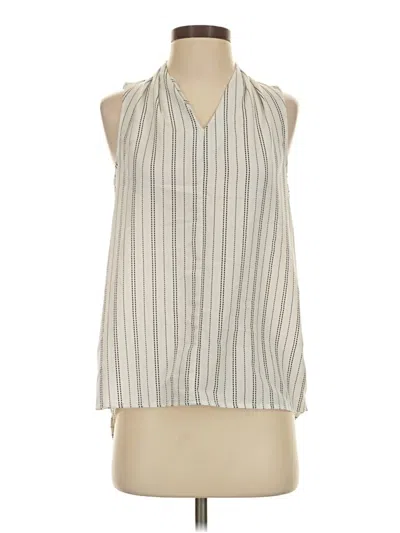 Pre-owned Mossimo Sleeveless Button Down Shirt In Gray