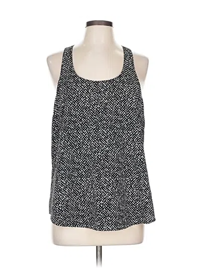Pre-owned Mossimo Sleeveless Top Black Halter Neckline Tops