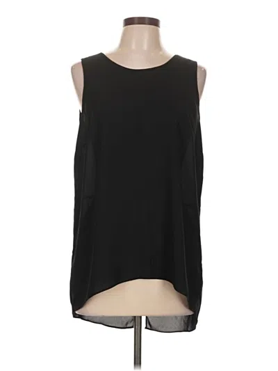 Pre-owned Mossimo Sleeveless Top Black Scoop Neck Tops