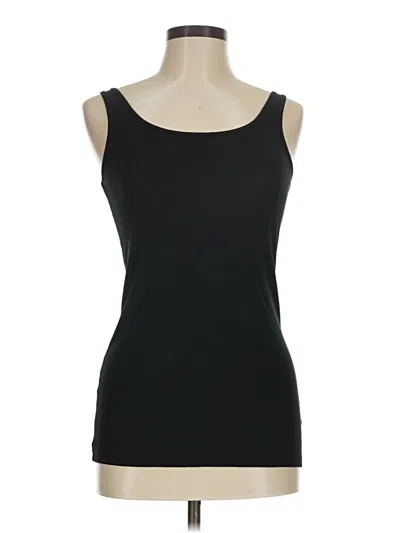 Pre-owned Mossimo Sleeveless Top Black Scoop Neck Tops