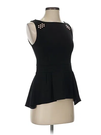 Pre-owned Mossimo Sleeveless Top Black Strapless Neckline Tops