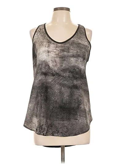 Pre-owned Mossimo Sleeveless Top Gray Scoop Neck Tops