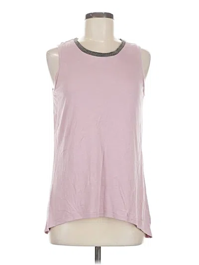 Pre-owned Mossimo Sleeveless Top Pink Crew Neck Tops