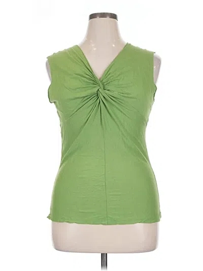 Pre-owned Mossimo Sleeveless T-shirt In Green