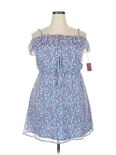 Mossimo Supply Co Casual Dress In Blue