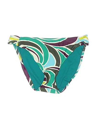 Pre-owned Mossimo Swimsuit Bottoms In Green