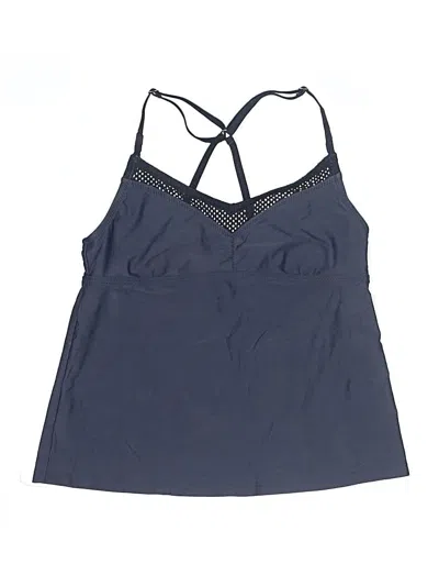 Pre-owned Mossimo Swimsuit Top Blue Swimwear