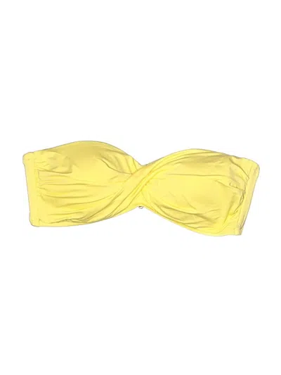 Pre-owned Mossimo Swimsuit Top Yellow Swimwear