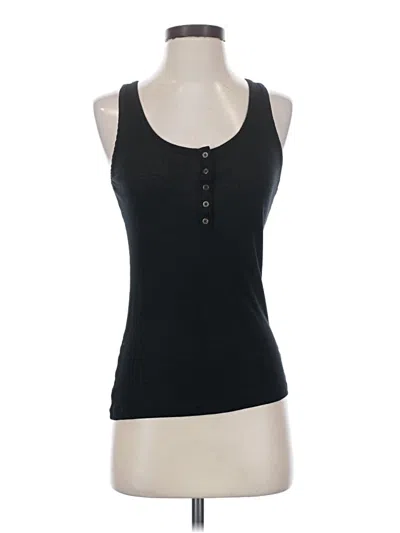 Pre-owned Mossimo Tank Top Black Halter Neckline Tops