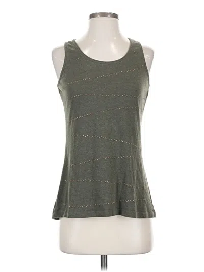 Pre-owned Mossimo Tank Top Green Halter Neckline Tops