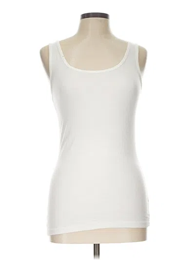 Pre-owned Mossimo Tank Top Ivory Strapless Neckline Tops