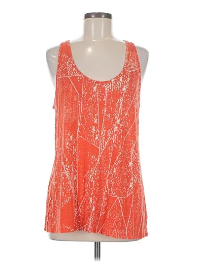 Pre-owned Mossimo Tank Top Orange Halter Neckline Tops