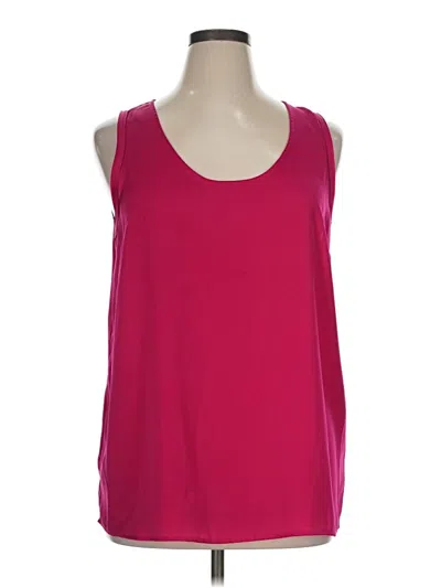 Pre-owned Mossimo Tank Top Pink Halter Neckline Tops