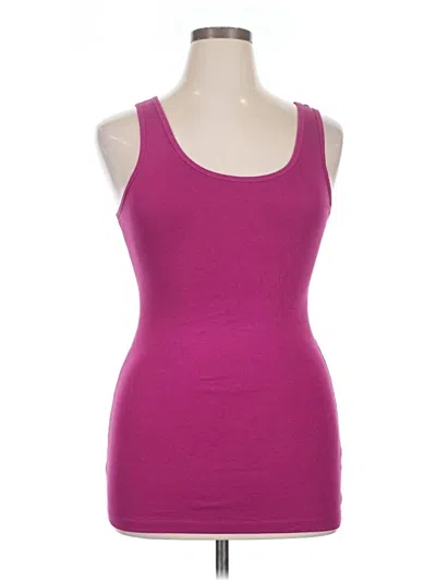 Pre-owned Mossimo Tank Top Pink Strapless Neckline Tops