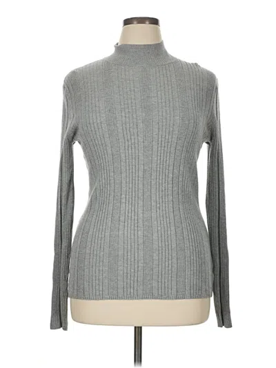 Pre-owned Mossimo Turtleneck Sweater In Gray