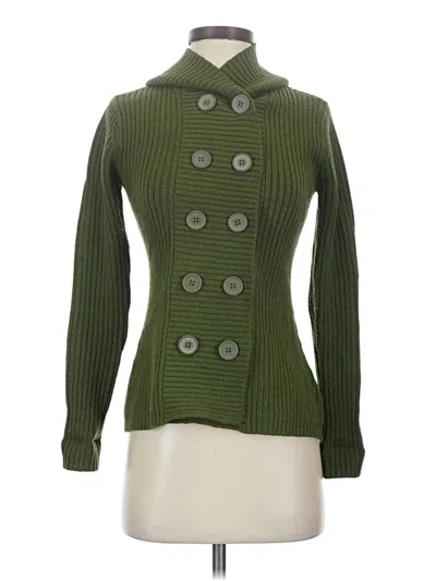 Pre-owned Mossimo Turtleneck Sweater In Green