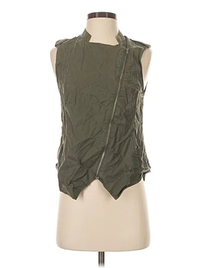 Pre-owned Mossimo Vest In Green