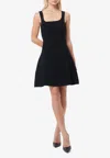 Mossman Atone Sleeveless Mini Dress In Black
