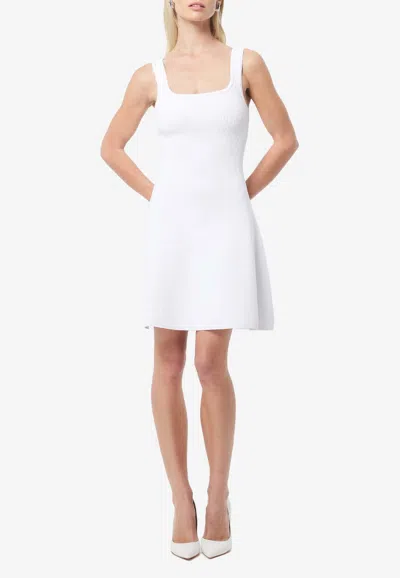 Mossman Atone Sleeveless Mini Dress In White