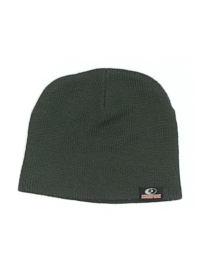 Pre-owned Mossy Oak Beanie Hat In Green