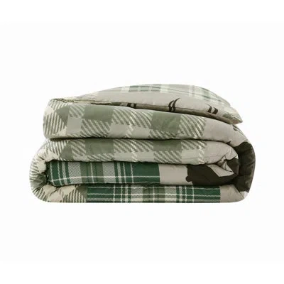 Mossy Oak Bottomland Camouflage Microfiber Comforter In Multi Geometric