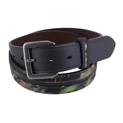Mossy Oak Contrast Camo Belt In Brown