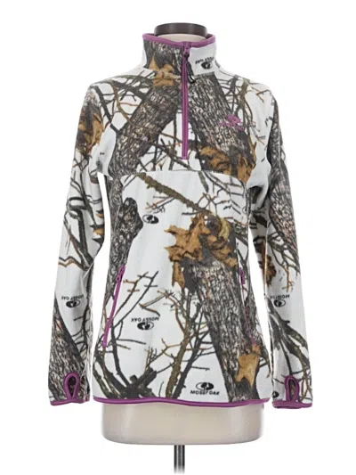 Pre-owned Mossy Oak Fleece Jacket In Purple