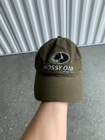 Pre-owned Mossy Oaks X Vintage Essential Vintage Mossy Oak Hat In Green