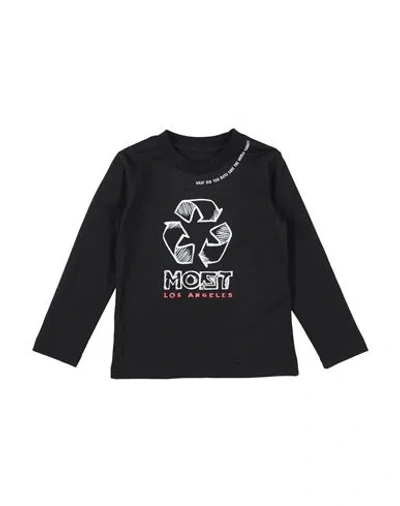 Most Los Angeles Babies'  Toddler Boy T-shirt Black Size 3 Cotton