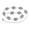 Most Wanted Floral Concho Belt In Silver