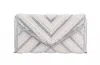 Most Wanted Women's Beads And Pearls Clutch In White In White
