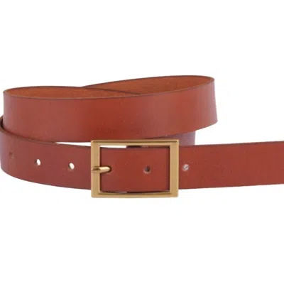 Most Wanted Women's Classic Rectangle Buckle Leather Belt In Multi