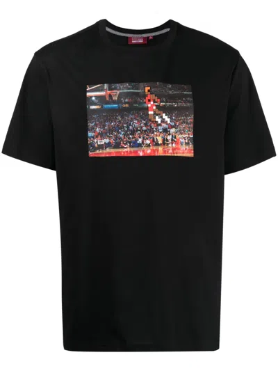 Mostly Heard Rarely Seen 8-bit Air Time Cotton T-shirt In Black