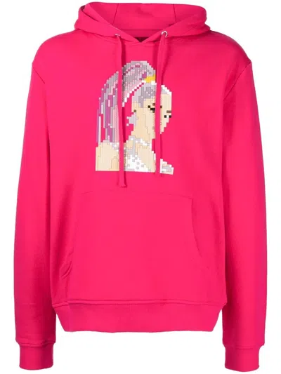 Mostly Heard Rarely Seen 8-bit Battle Royale Hoodie In Pink