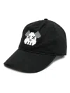 Mostly Heard Rarely Seen 8-bit Bear Twill-weave Baseball Cap In Black