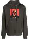 Mostly Heard Rarely Seen 8-bit Biggie Appliqué-detail Hoodie In Grey