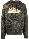 Mostly Heard Rarely Seen 8-bit Hoodie Mit Camouflage-print In Green