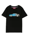 Mostly Heard Rarely Seen 8-bit Car-print Cotton T-shirt In Black