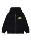 Mostly Heard Rarely Seen 8-bit Car-print Zip Cotton Hoodie In Black