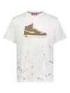 Mostly Heard Rarely Seen 8-bit Checker Louis T-shirt In White