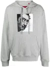 Mostly Heard Rarely Seen 8-bit Dolly Graphic-print Cotton Hoodie In Grey