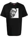 Mostly Heard Rarely Seen 8-bit Dolly Short-sleeve Cotton T-shirt In Black