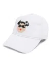 Mostly Heard Rarely Seen 8-bit Double C Bear Baseball Cap In White