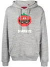 Mostly Heard Rarely Seen 8-bit Forknife Hoodie In Grey
