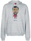 Mostly Heard Rarely Seen 8-bit Genius Print Hoodie In Grey